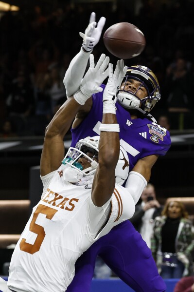 College Football Playoff Washington beats Texas to win Sugar Bowl